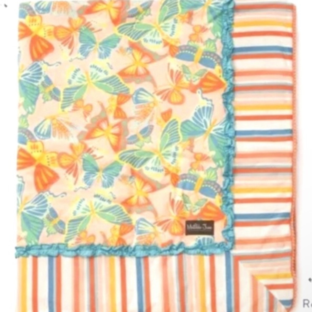 Matilda Jane You Girls Give Me Butterflies Blanket Twin Comforter 50x60